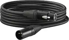Front. RØDE - 10' XLR to XLR Cable - Black.