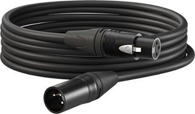 RØDE - 10' XLR to XLR Cable - Black - Front_Zoom