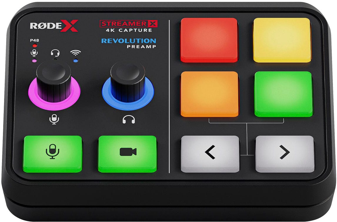 RØDE StreamerX Audio Interface and Video Capture Mixing Board 