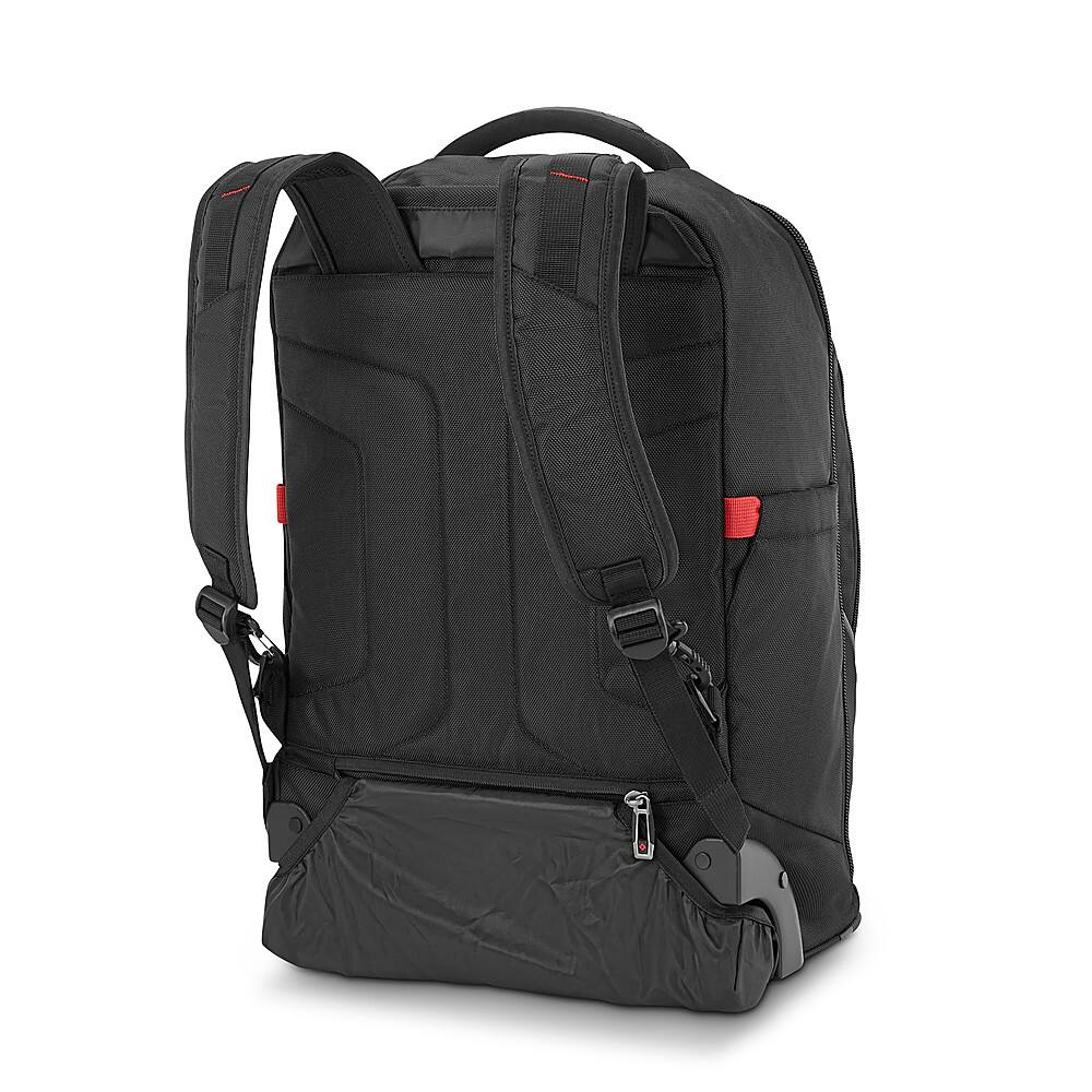 Left. Samsonite - Tectonic Nutech 21.5" Wheeled Backpack - BLACK.