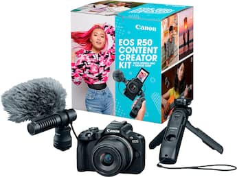 Canon EOS R50 4K Video Mirrorless Camera with RF S18 45mm Content Canon EOS R50 4K Video Mirrorless Camera with RF S18 45mm Content
