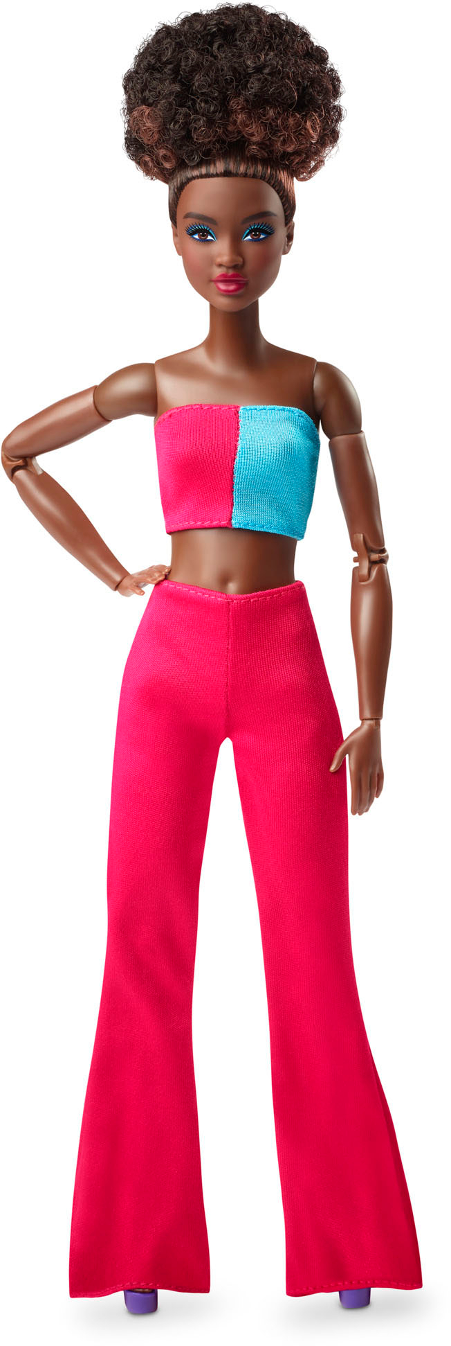 Barbie Looks Collectible Fashion Doll, Posable with Natural Hair