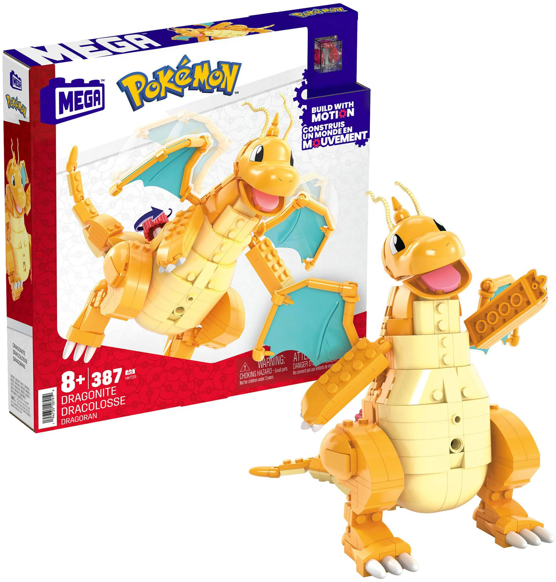 Mega Construx Pokemon Dragonite Builiding Toy Set HKT25 - Best Buy