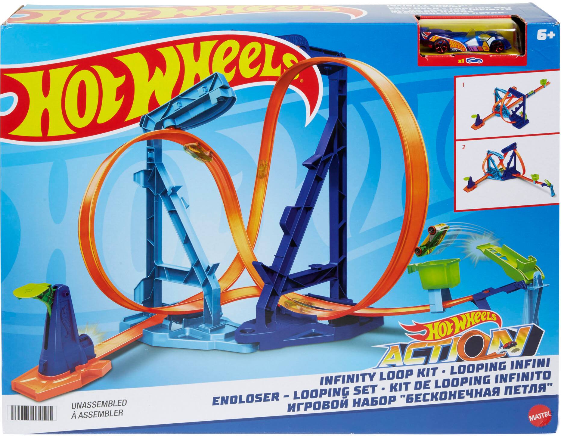 TRIPLE LOOPING INFERNAL HOT WHEELS ACTION en nuestra NUEVA CASA A