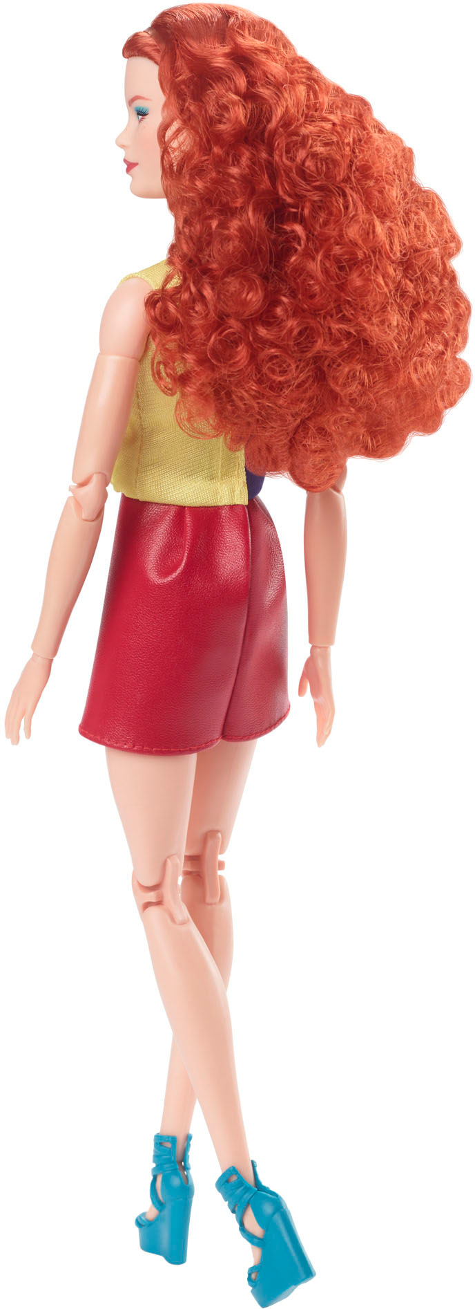 Angle View: Barbie - Looks Signature  Curly Red Hair 13" Doll