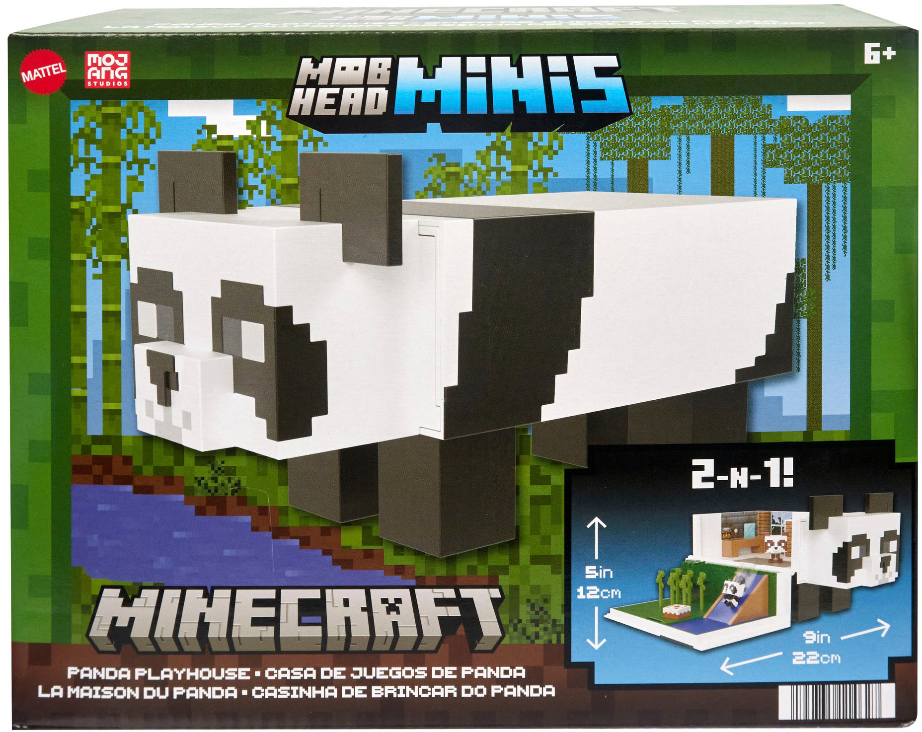 Minecraft Toys Panda Playhouse Playset Multicolor HLL25 - Best Buy