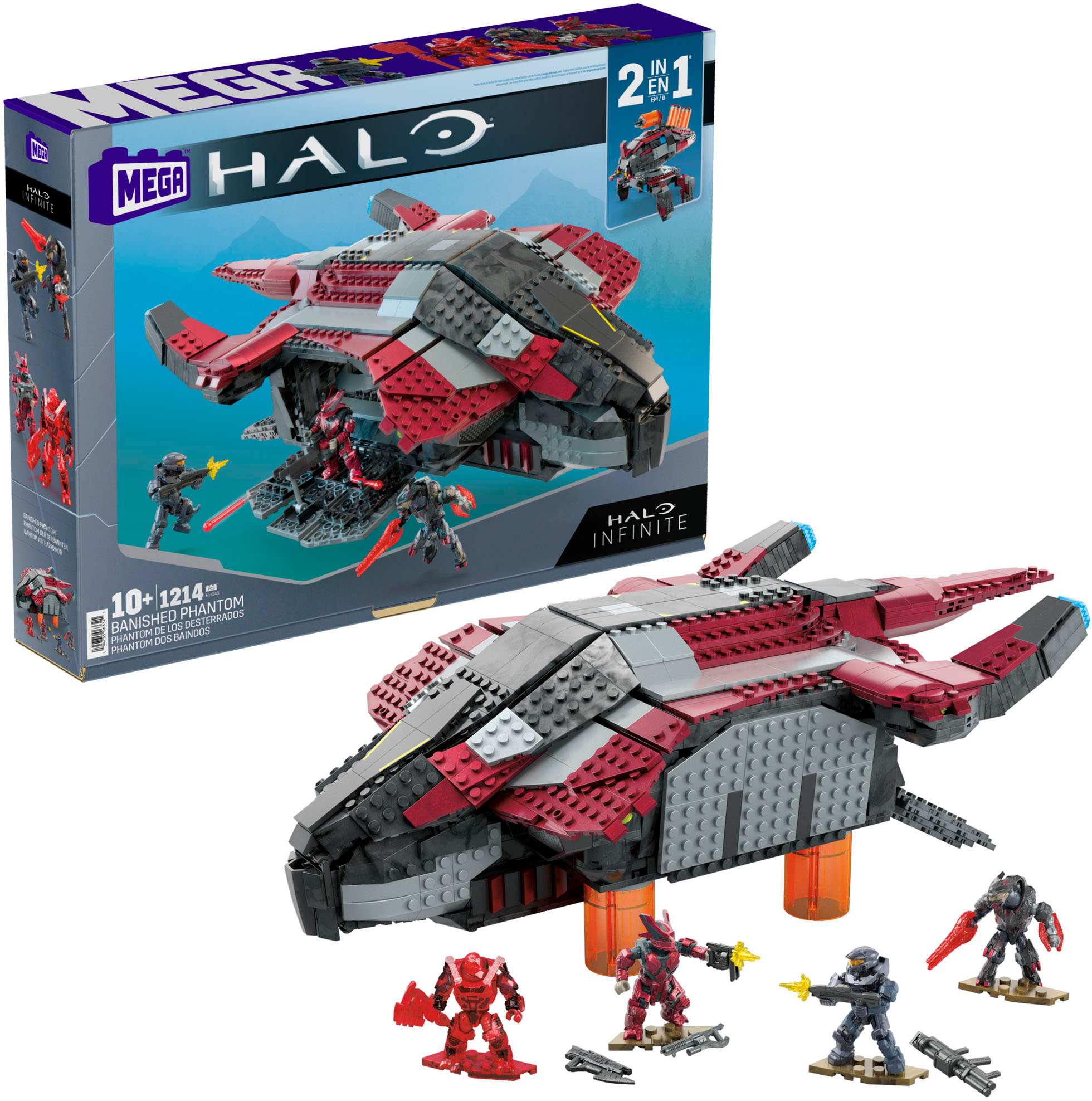 Mega Construx Halo Banished Phantom HHC43 - Best Buy
