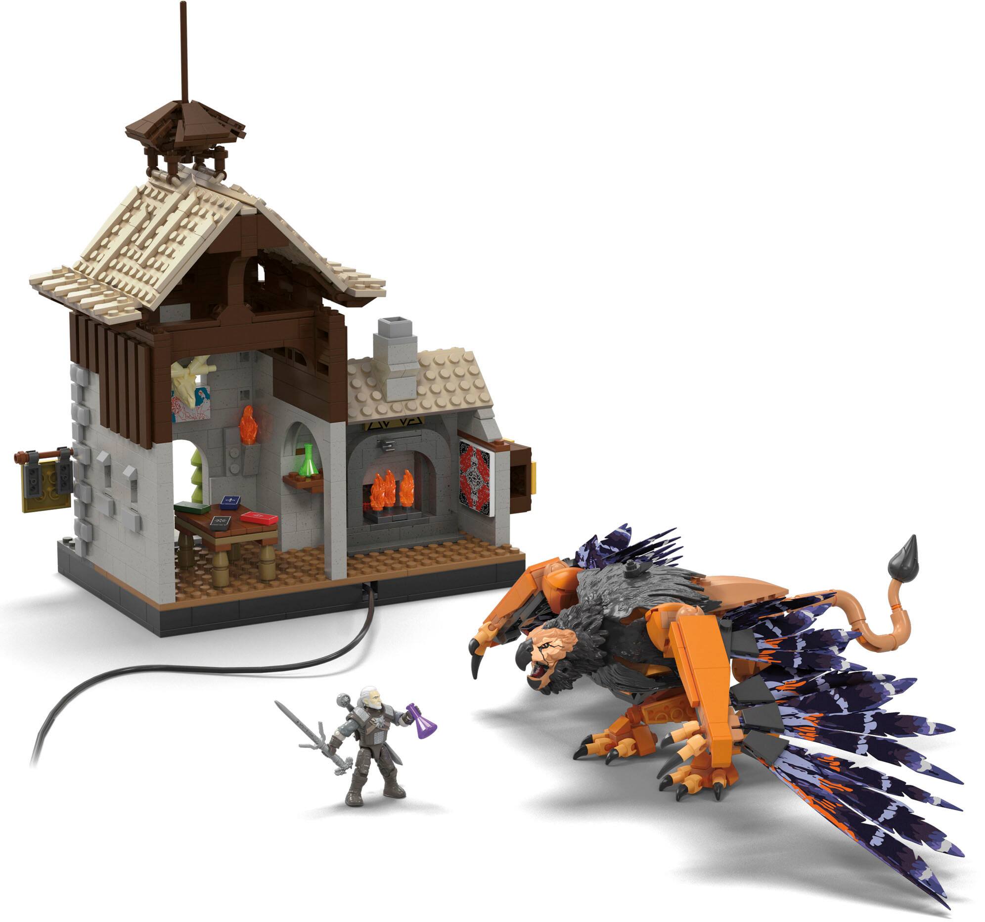 Left. Mega Construx - The Witcher Geralt's Griffin Hunt.