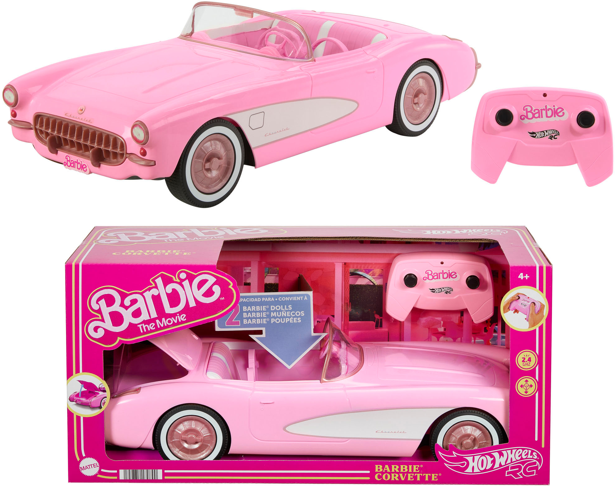 Barbie The Movie Corvette Remote Control Vehicle HPW40 - Best Buy