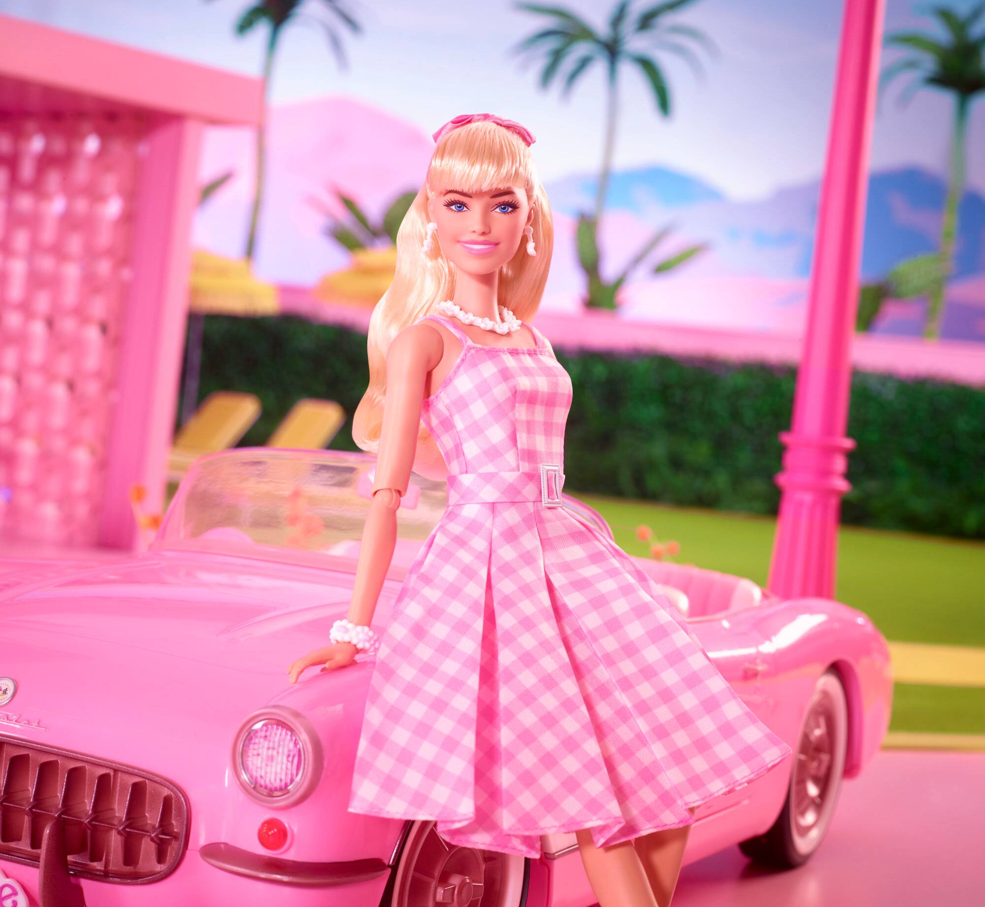 Alt View 18. Barbie - The Movie 11.5" Doll in Gingham Dress.