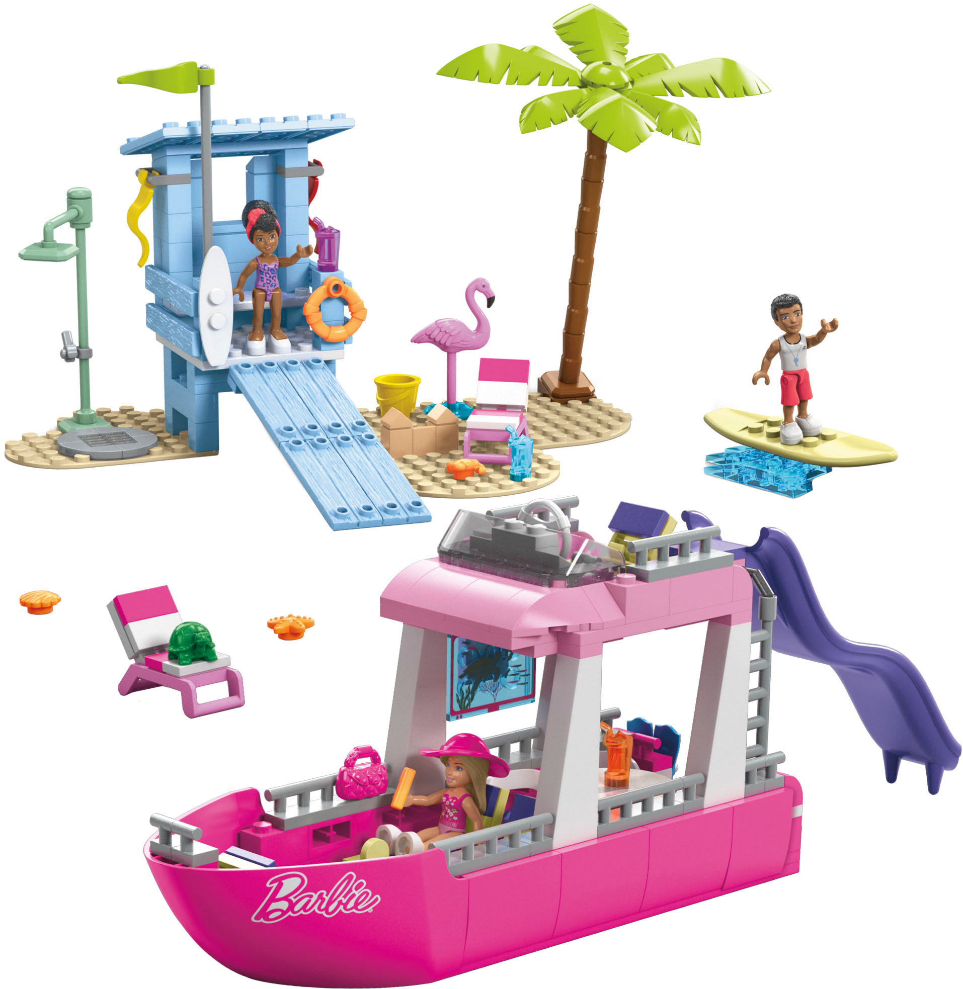 Mega Construx Barbie Malibu Dream Boat HPN79 - Best Buy