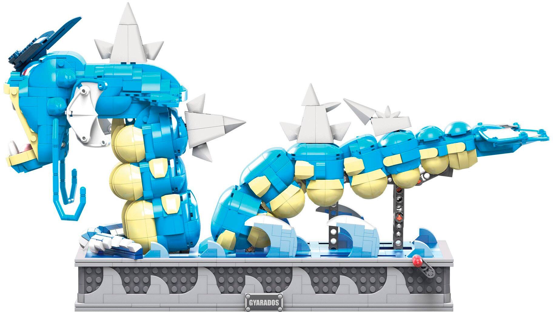 MEGA Construx Pokemon Coleccionistas Gyarados Figura cinemática de bloques  de construcción, juguete +10 años (Mattel HGC24)