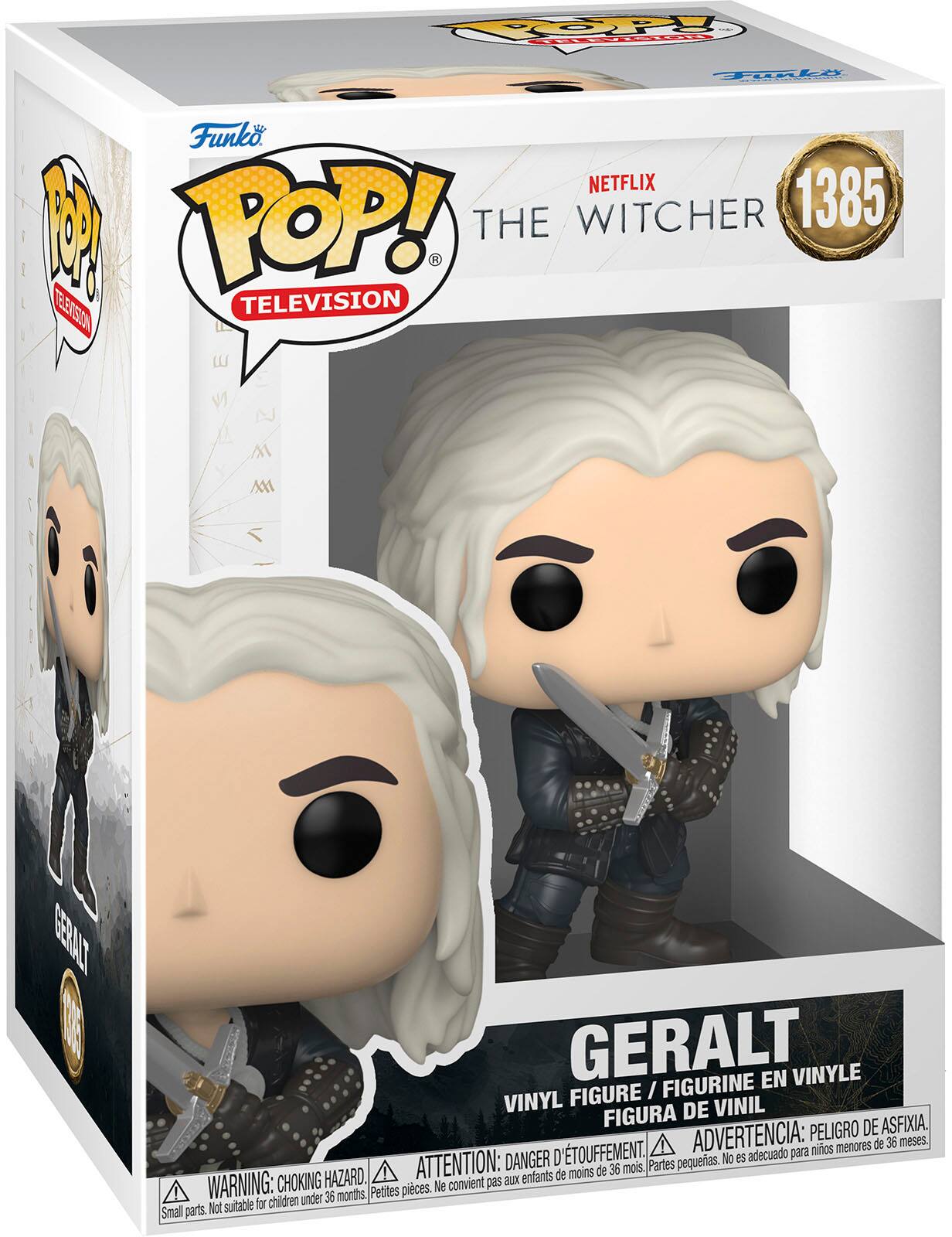 Angle. Funko - POP! TV: The Witcher- Geralt.