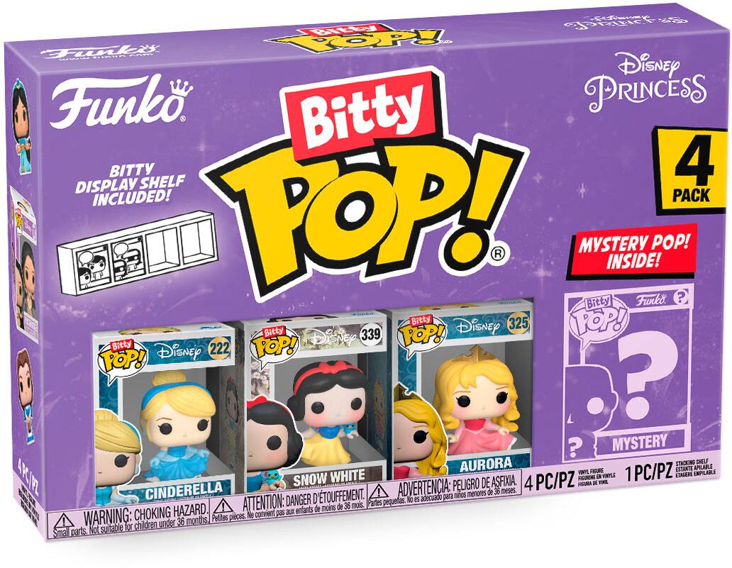 Front. Funko - Bitty POP! Disney- Cinderella 4 Pack.