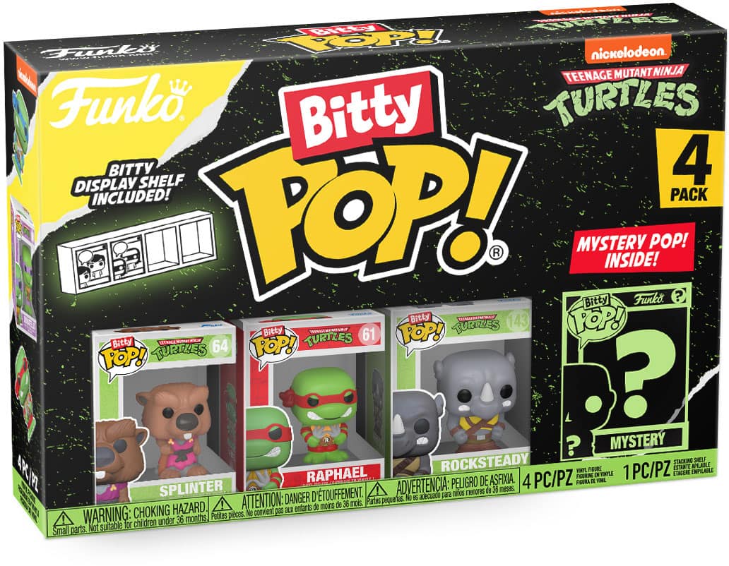 Funko - Bitty POP! Teenage Mutant Ninja Turtles - Splinter 4 Pack - Multi - Front_Zoom