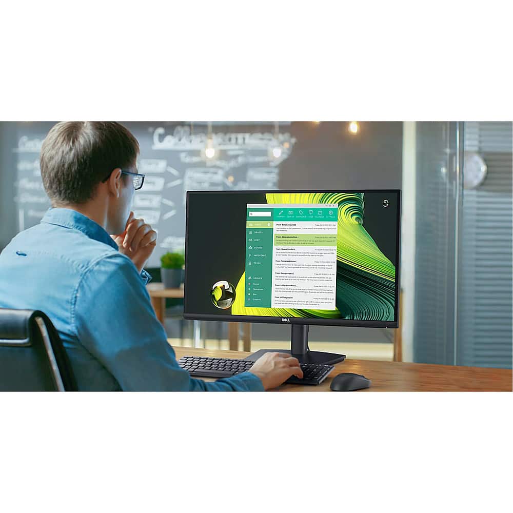 Alt View 40. Dell - 27" VA LCD FHD 60Hz Monitor (VGA, HDMI) - Black.