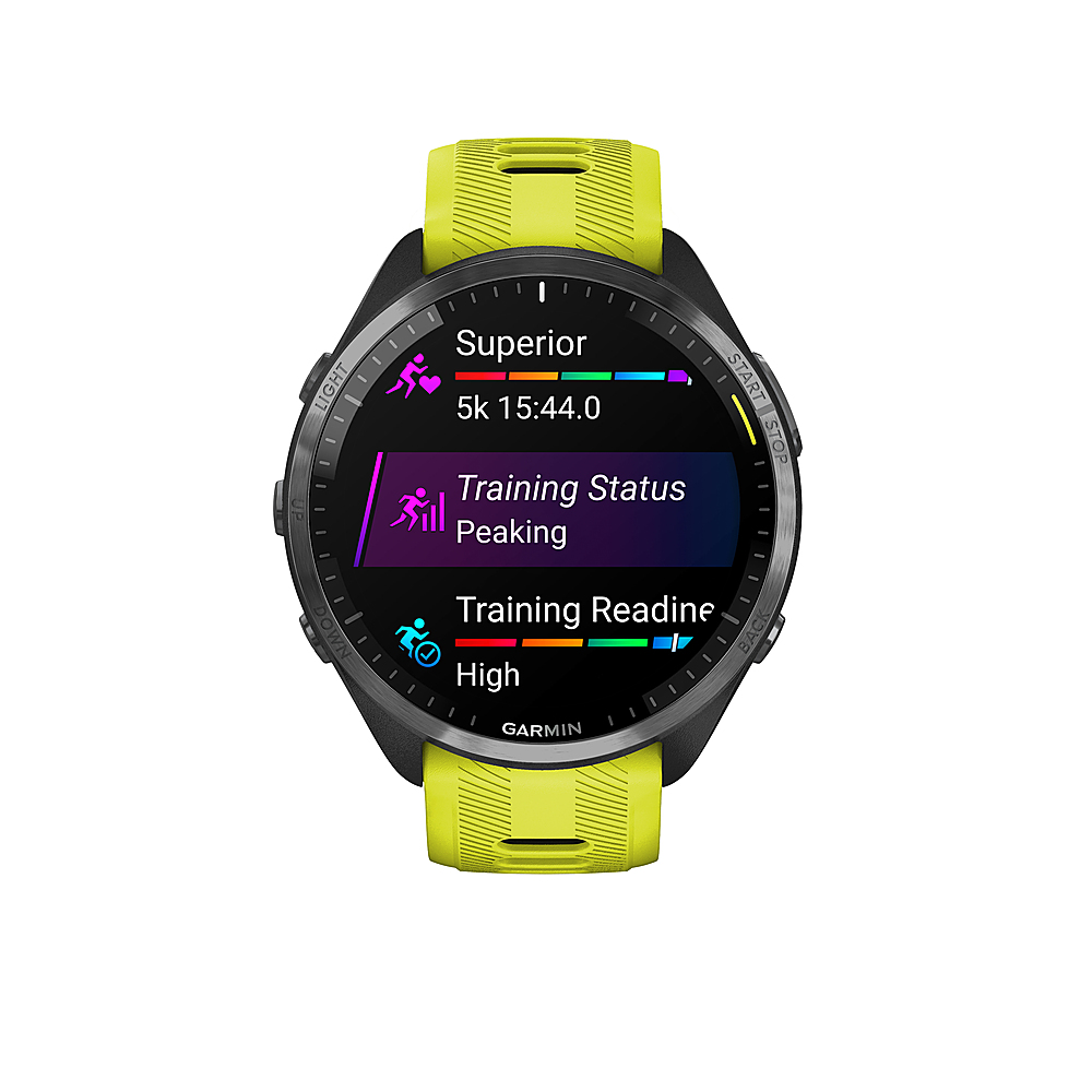 Garmin Forerunner 965 GPS Smartwatch 47 mm Fiber-reinforced polymer  Titanium/Black 010-02809-02 - Best Buy