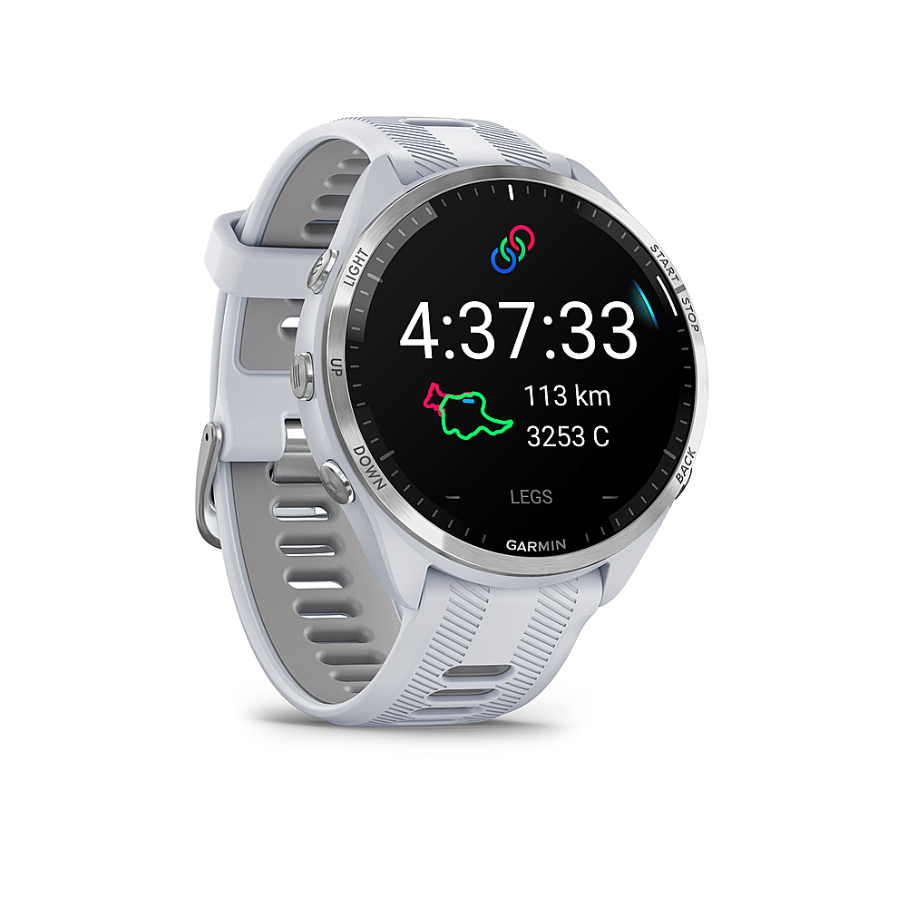 Garmin Forerunner 965 GPS Smartwatch 47 mm Fiber-reinforced polymer  Titanium/Black 010-02809-02 - Best Buy