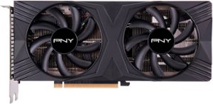 PNY - NVIDIA GeForce RTX 4060 Ti 8GB GDDR6 PCI Express 4.0 Graphics Card with Dual Fan - Black - Front_Zoom