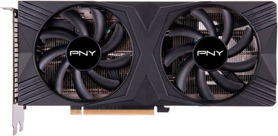 Front. PNY - NVIDIA GeForce RTX 4060 Ti 8GB GDDR6 PCI Express 4.0 Graphics Card with Dual Fan - Black.