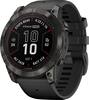 Garmin - fenix 7X Pro Sapphire Solar GPS Smartwatch 51 mm Fiber-reinforced polymer - Carbon Gray DLC Titanium