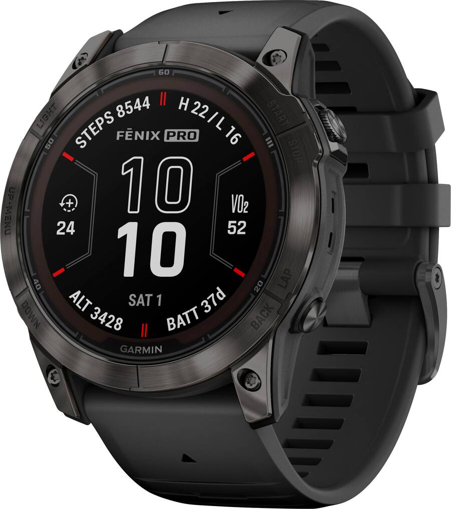 GARMIN Fēnix 7X Pro DUAL POWER 51mm Garmin fenix 7X Pro Sapphire Solar GPS Smartwatch 51 mm