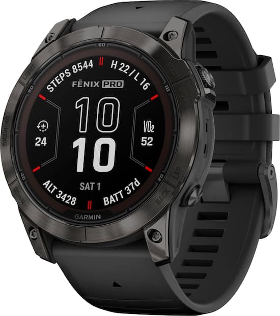 Garmin fenix 7X Pro Sapphire Solar GPS Smartwatch 51 mm Fiber