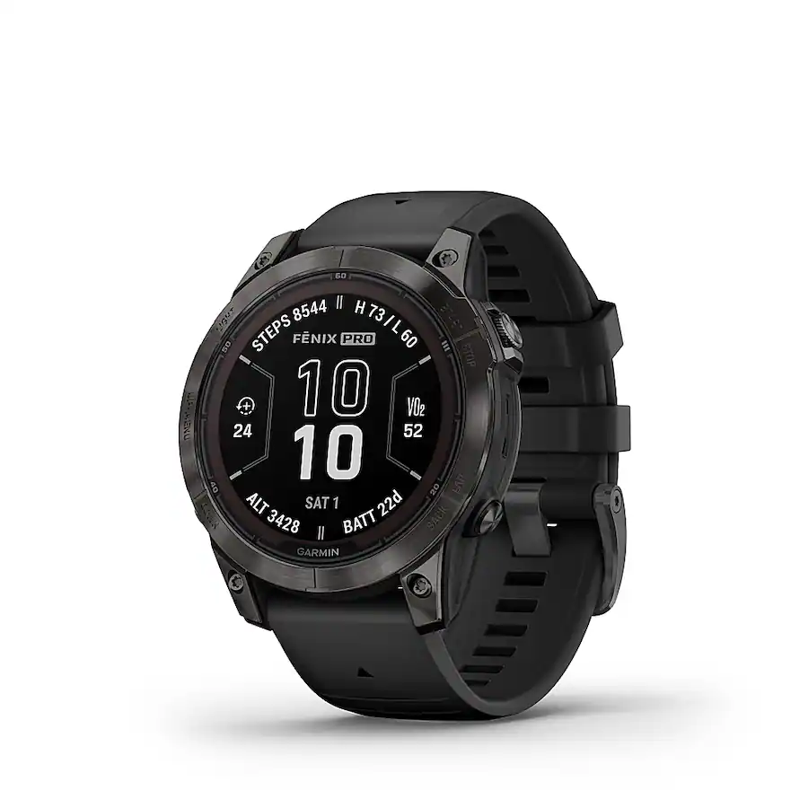 Garmin fenix Pro Sapphire Solar GPS Smartwatch 47 mm Fiber