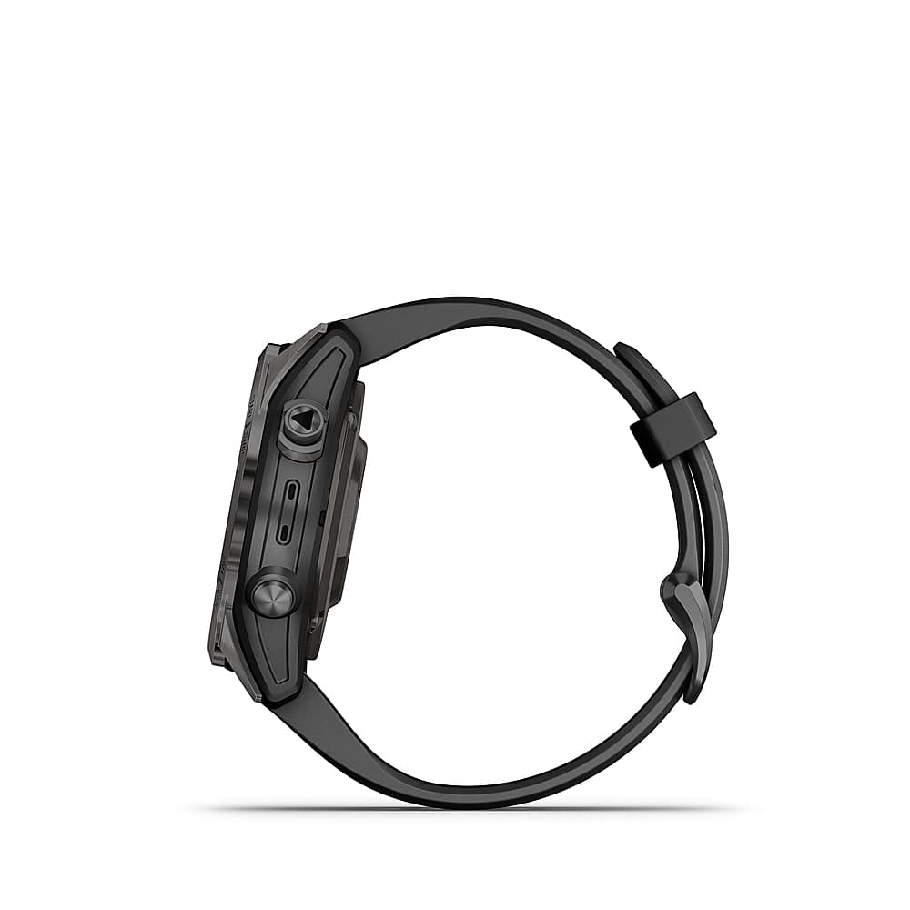 Alt View 2. Garmin - epix Pro (Gen 2) Sapphire Edition 42mm Fiber-Reinforced Polymer - Carbon Gray DLC Titanium with Black Band.