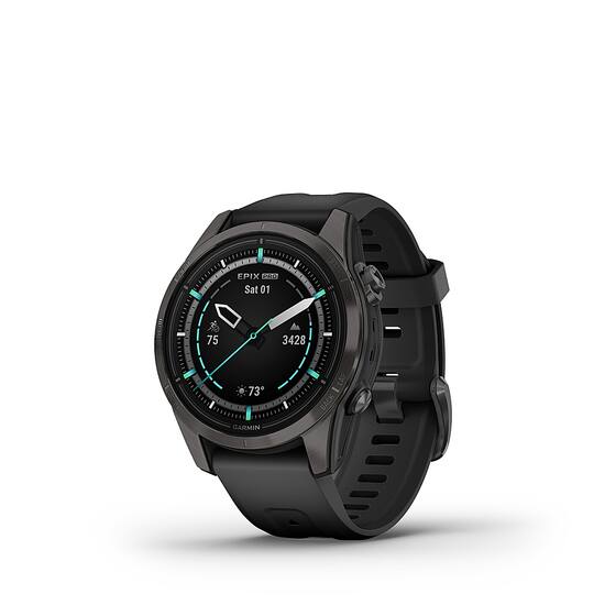 Garmin epix Pro (Gen 2) Sapphire Edition 42mm Fiber-Reinforced Polymer  Carbon Gray DLC Titanium with Black Band 010-02802-14 - Best Buy