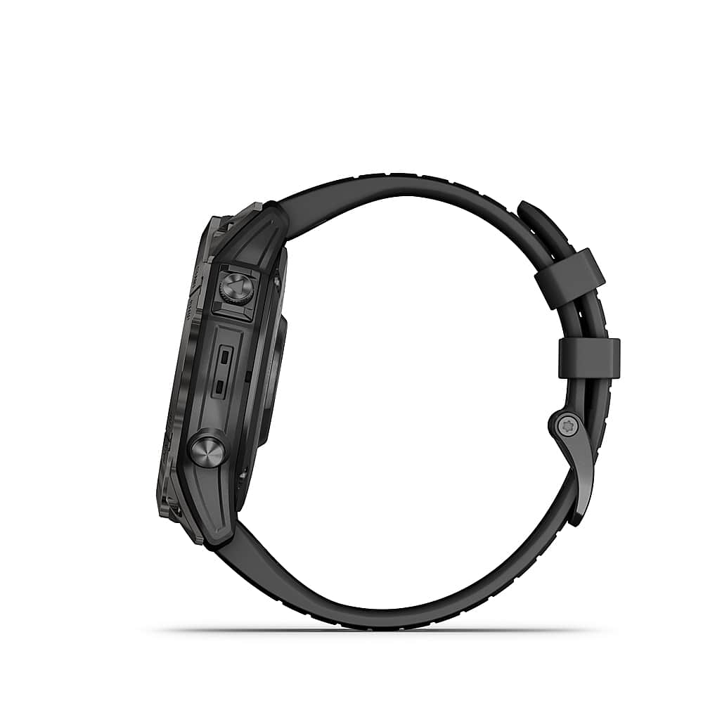 Alt View 2. Garmin - epix Pro (Gen 2) Sapphire Edition 51mm Fiber-Reinforced Polymer - Carbon Gray DLC Titanium with Black Band.
