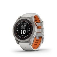 Garmin - fenix 7 Pro Sapphire Solar GPS Smartwatch 47 mm Fiber-reinforced polymer - Titanium - Front_Zoom