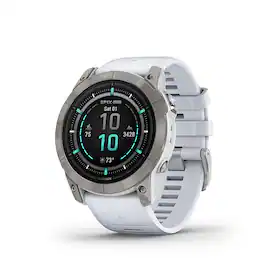 Garmin - epix Pro (Gen 2) Sapphire Edition 51mm Fiber-Reinforced Polymer - Titanium with Whitestone Band - (2024)