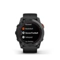 Left Zoom. Garmin - fenix 7X Pro Solar GPS Smartwatch 51 mm Fiber-reinforced polymer - Slate Gray.