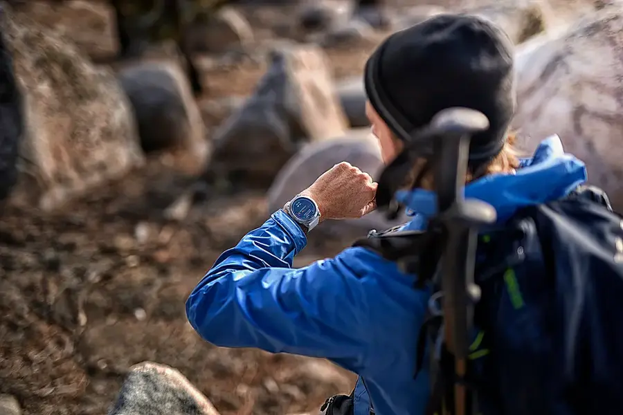 Alt View 3. Garmin - fenix 7X Pro Solar GPS Smartwatch 51 mm Fiber-reinforced polymer - Slate Gray.