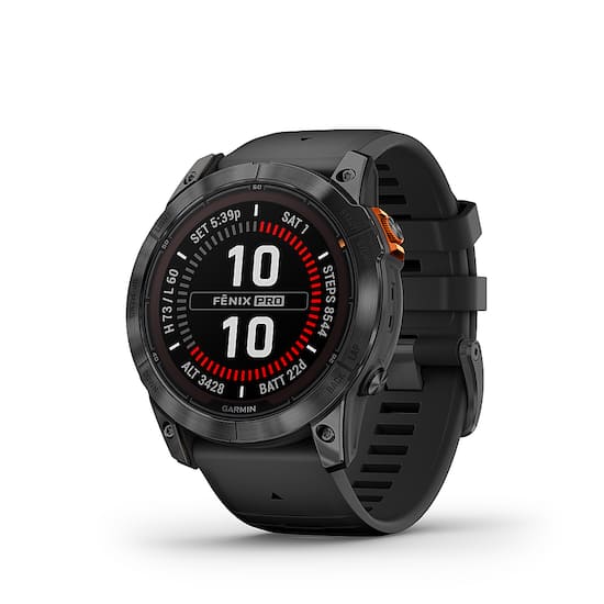 Garmin fenix 7X Pro Solar GPS Smartwatch 51 mm Fiber-reinforced polymer  Slate Gray 010-02778-00 - Best Buy