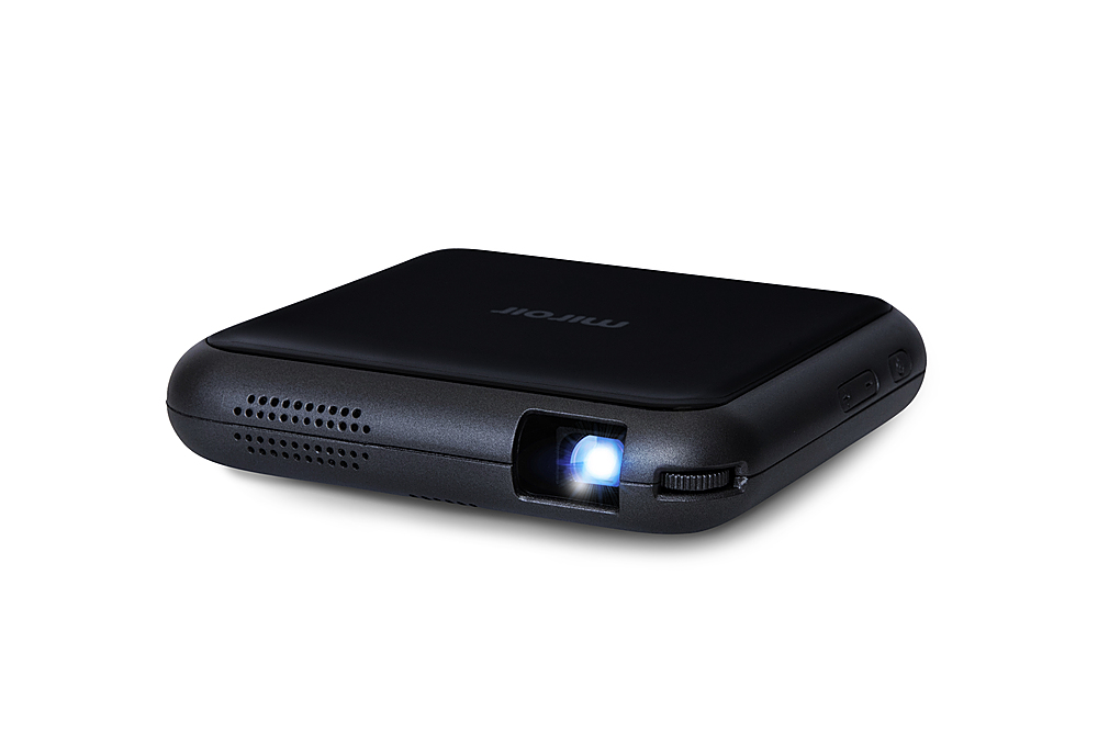 Angle View: Miroir - Refurbished M76 Wireless Projector - Black