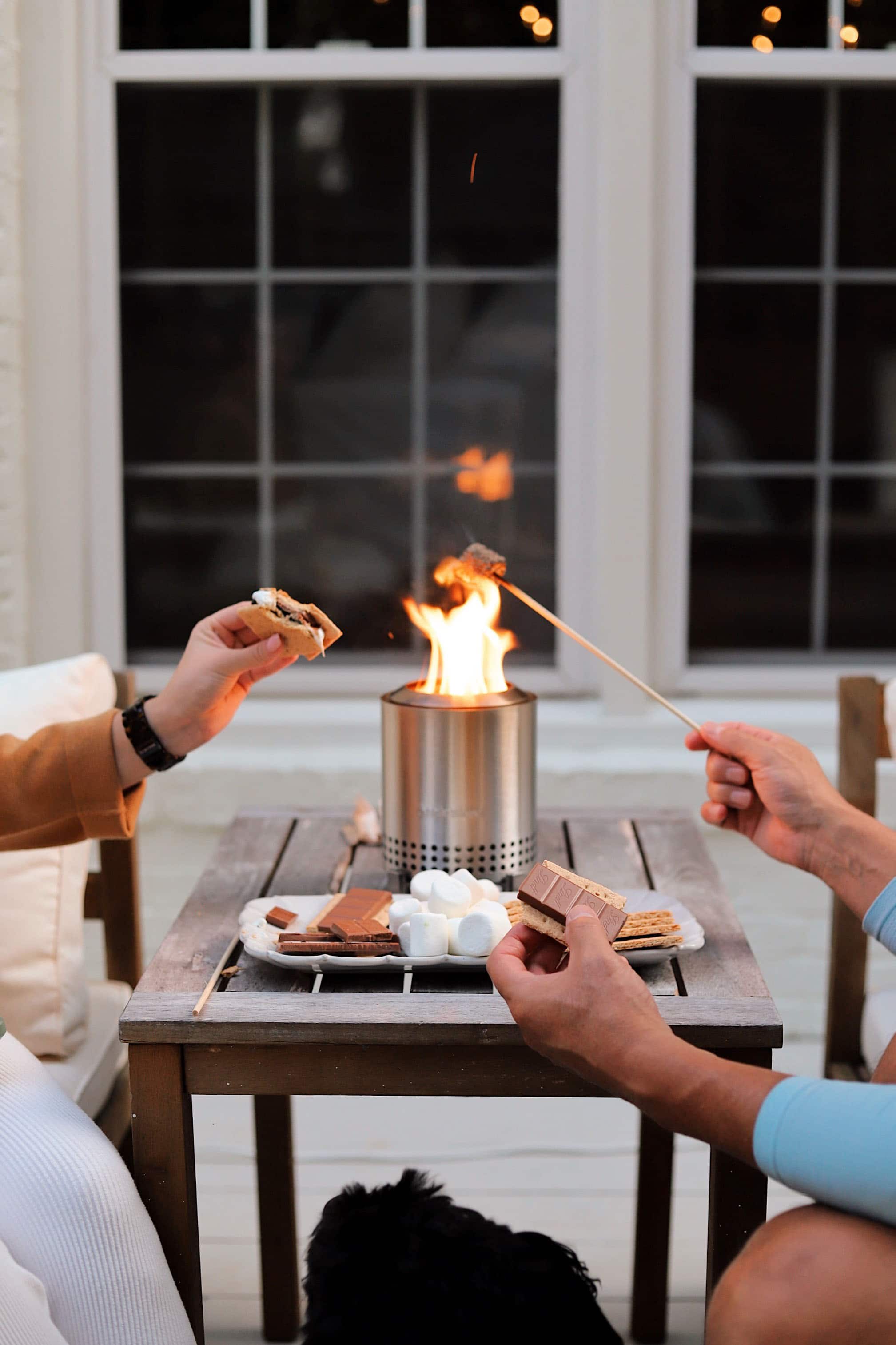 Alt View 11. Solo Stove - Mesa Firepit - Stainless Steel.