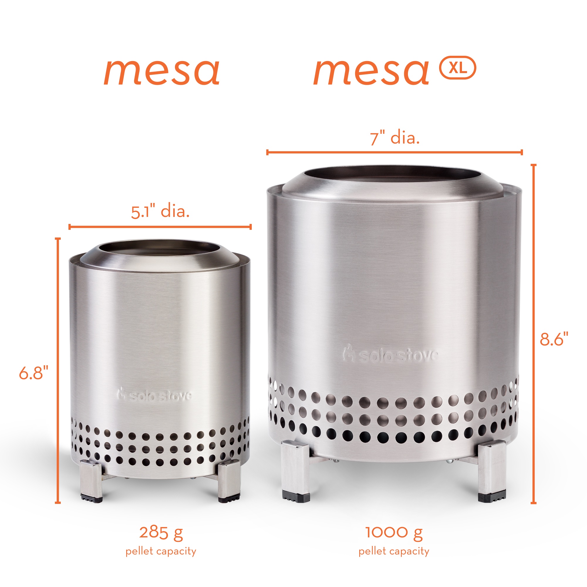 

Solo Stove - Mesa Firepit - Stainless Steel