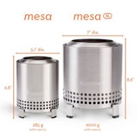 Solo Stove - Mesa Firepit - Stainless Steel - Alt_View_Zoom_40