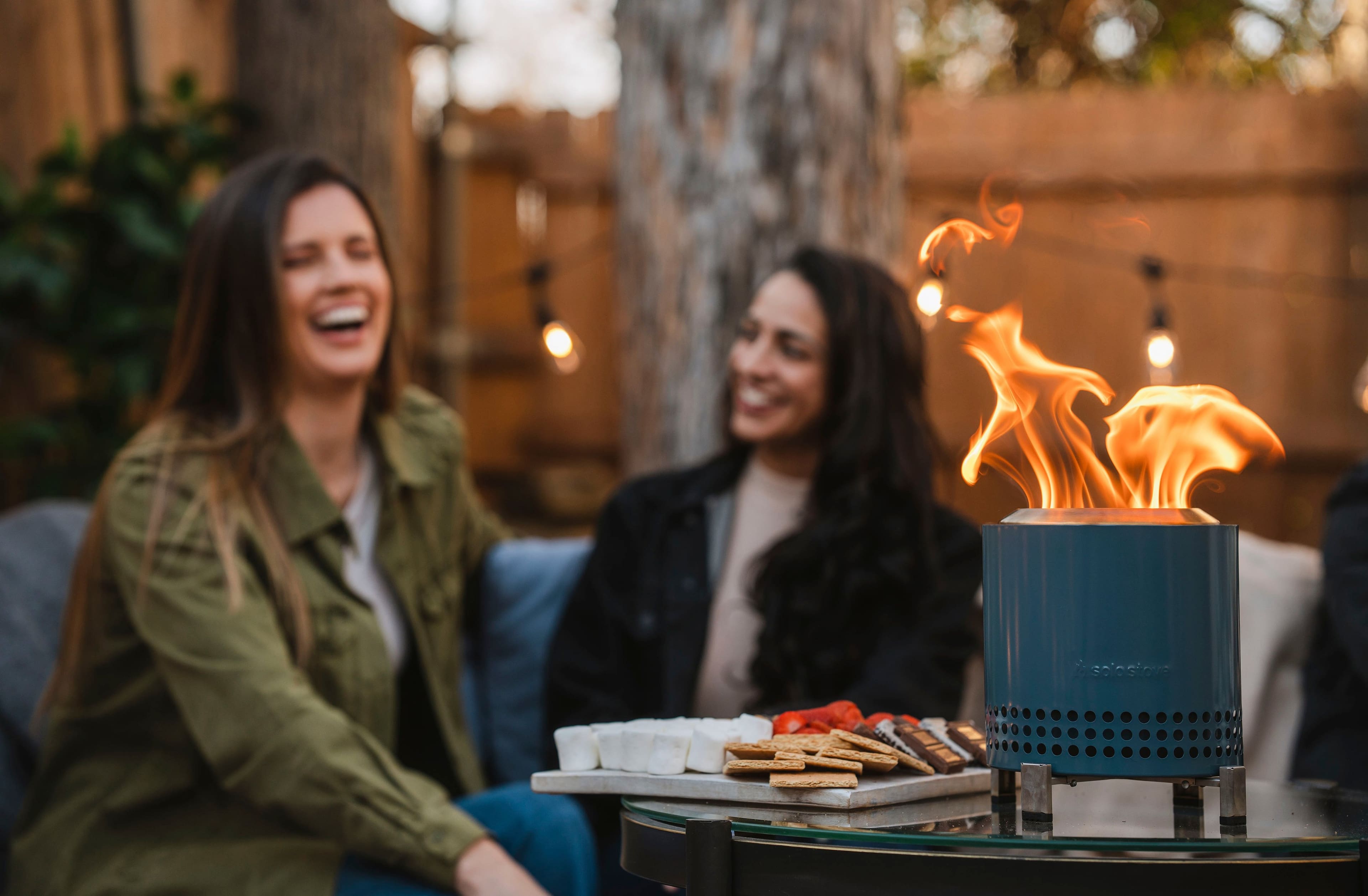 Alt View 15. Solo Stove - Mesa XL Firepit - Blue.