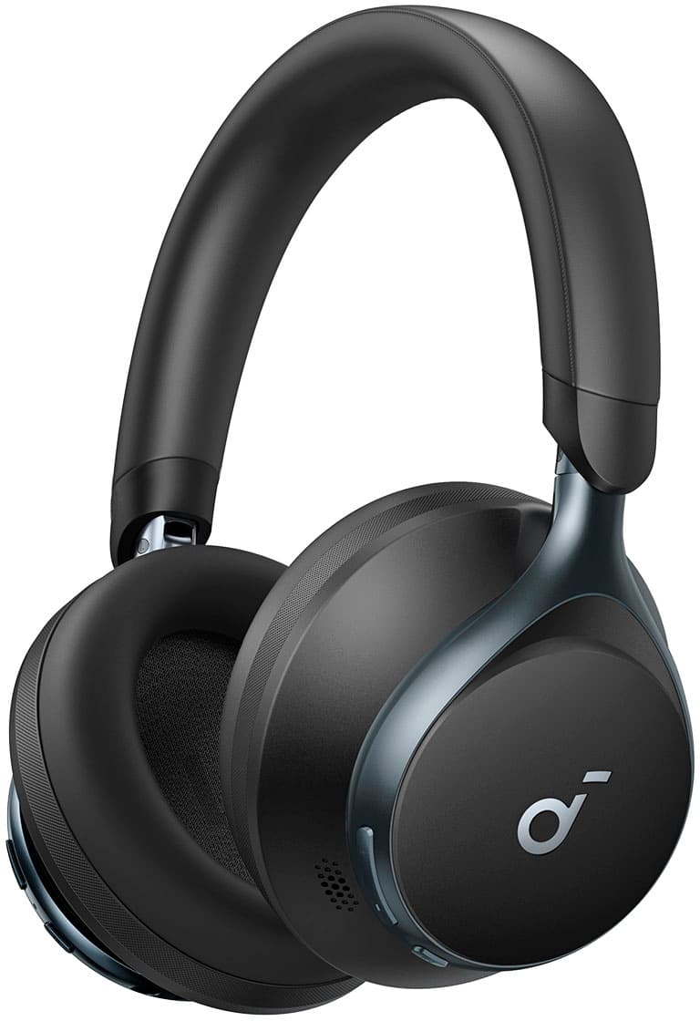 Active Noise Cancelling Headphones, Black