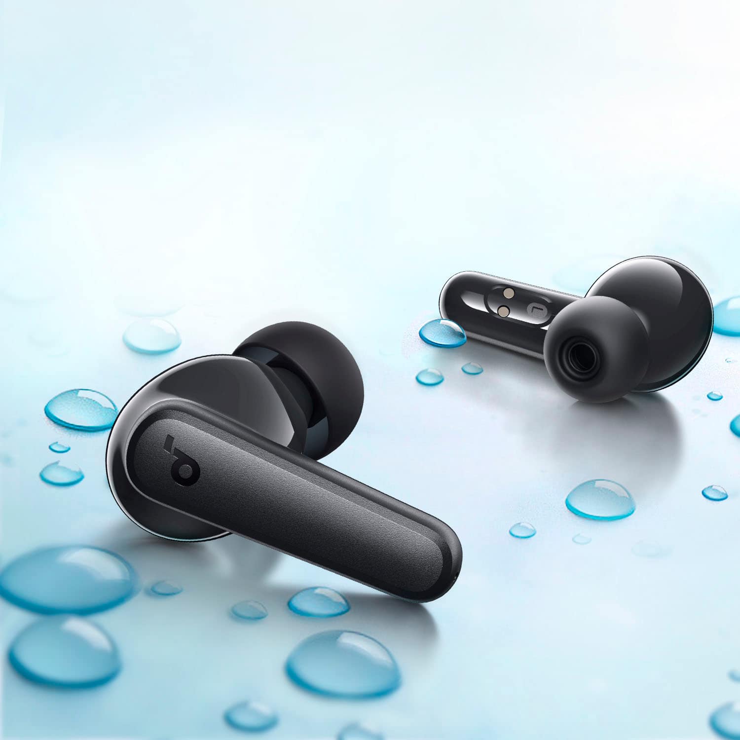 Alt View 14. Soundcore - by Anker P25i True Wireless In-Ear Headphones - Black.