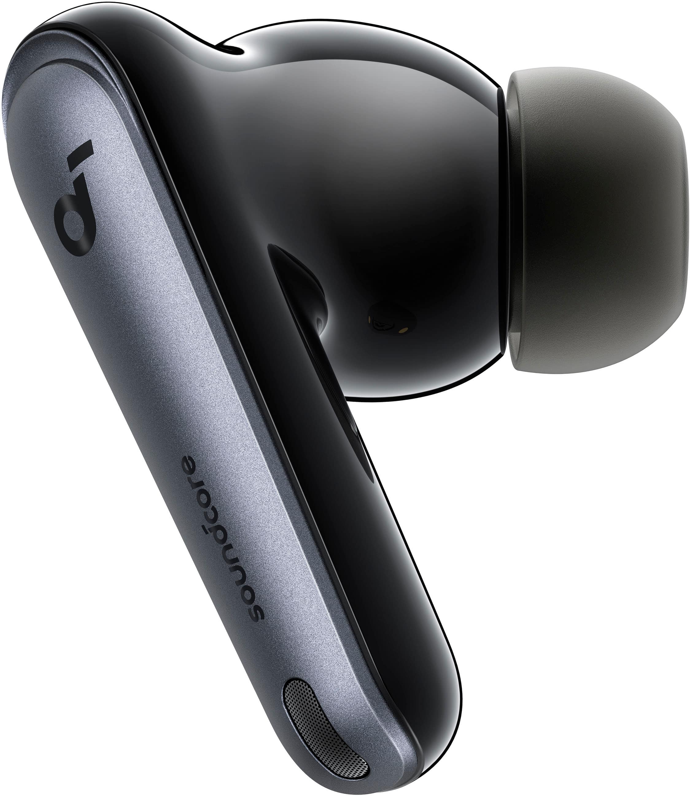 Angle. Soundcore - by Anker Liberty 4 NC Noise Canceling True Wireless Earbud Headphones - Black.