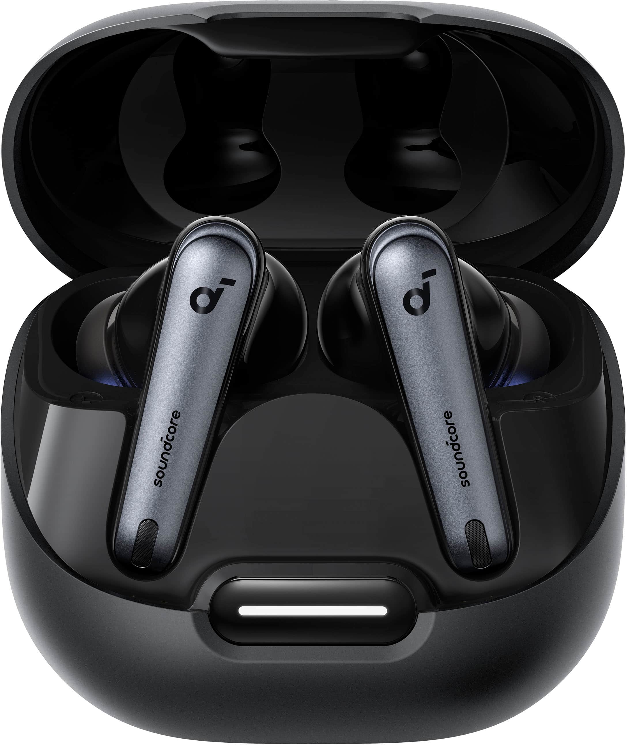 Alt View 13. Soundcore - by Anker Liberty 4 NC Noise Canceling True Wireless Earbud Headphones - Black.