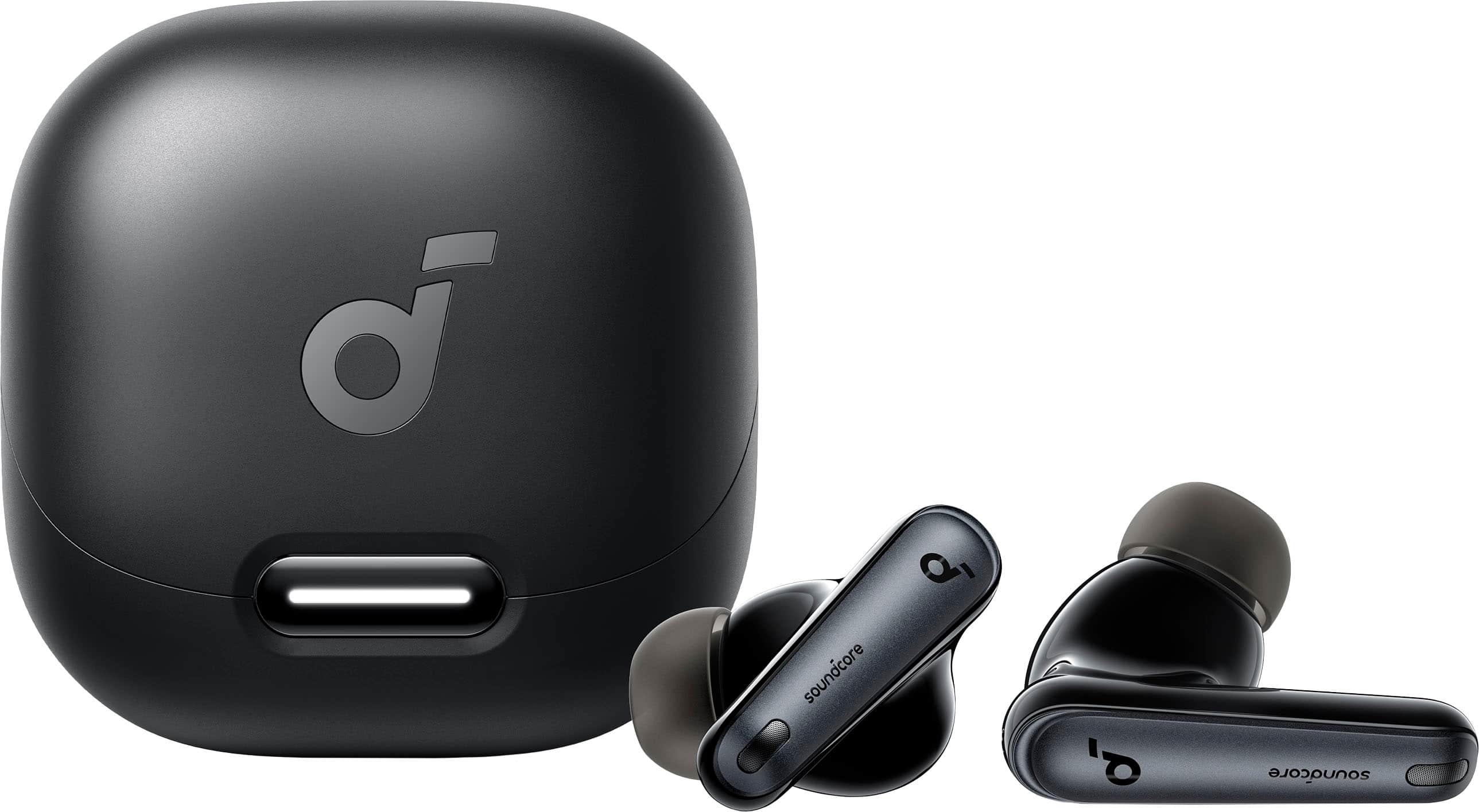 Alt View 14. Soundcore - by Anker Liberty 4 NC Noise Canceling True Wireless Earbud Headphones - Black.