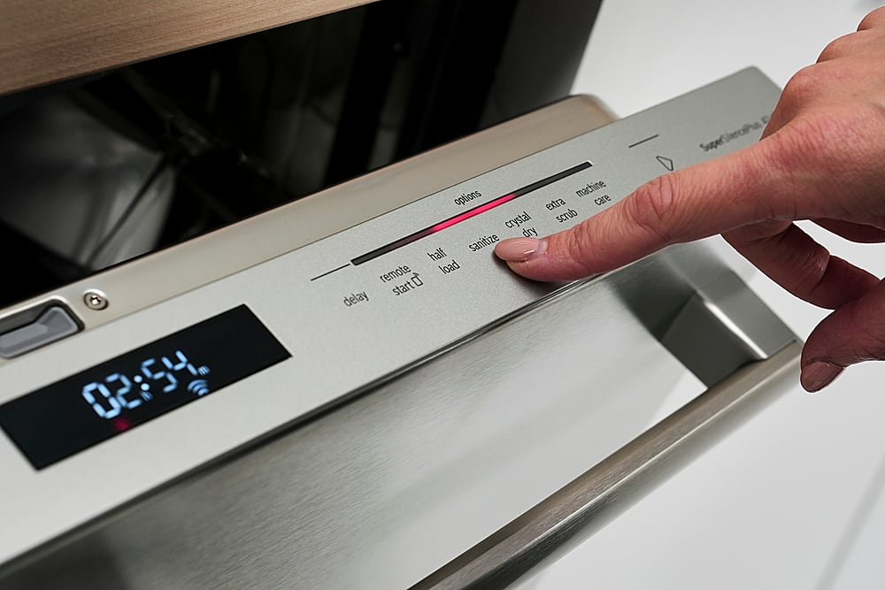 Alt View 13. Bosch - 800 Series 24” Top Control Smart Built-In Stainless Steel Tub Dishwasher with Flexible 3rd Rack - Stainless Steel.