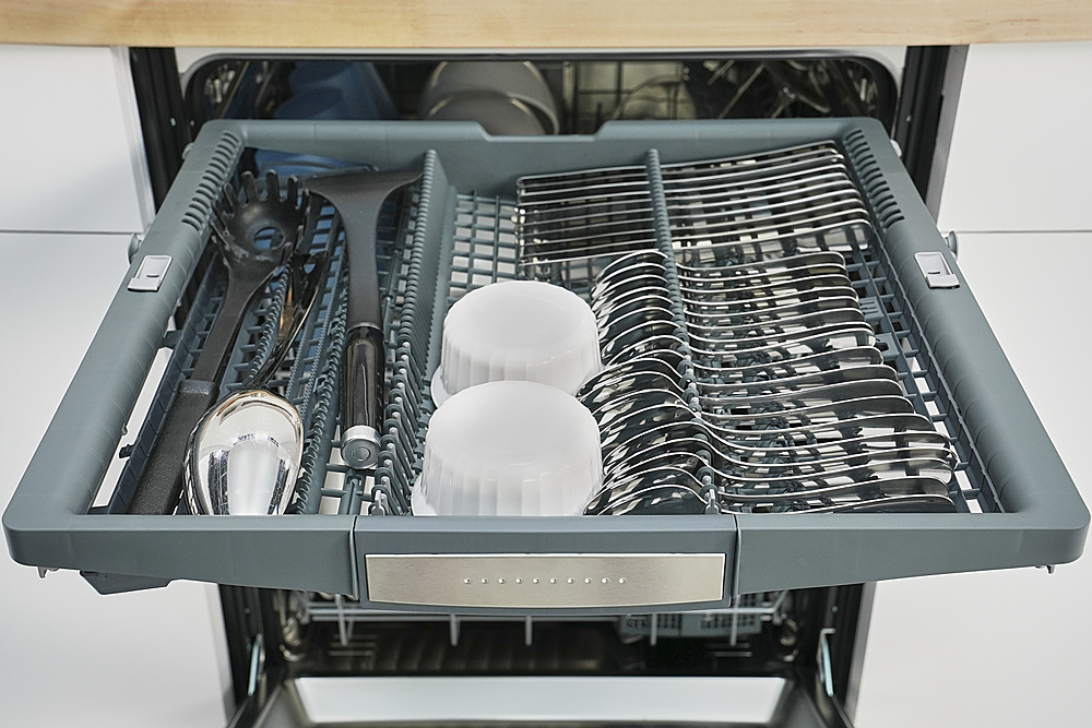 Bosch 800 Series 24 Top Control Built-In Stainless Steel Tub Dishwasher  with 3rd Rack and CrystalDry, 40 dBa Stainless Steel SHPM88Z75N - Best Buy