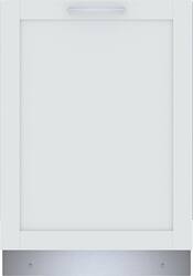 Bosch - 800 Series 24” Top Control Smart Built-In Stainless Steel Tub Dishwasher with Flexible 3rd Rack - Custom Panel Ready - Front_Zoom