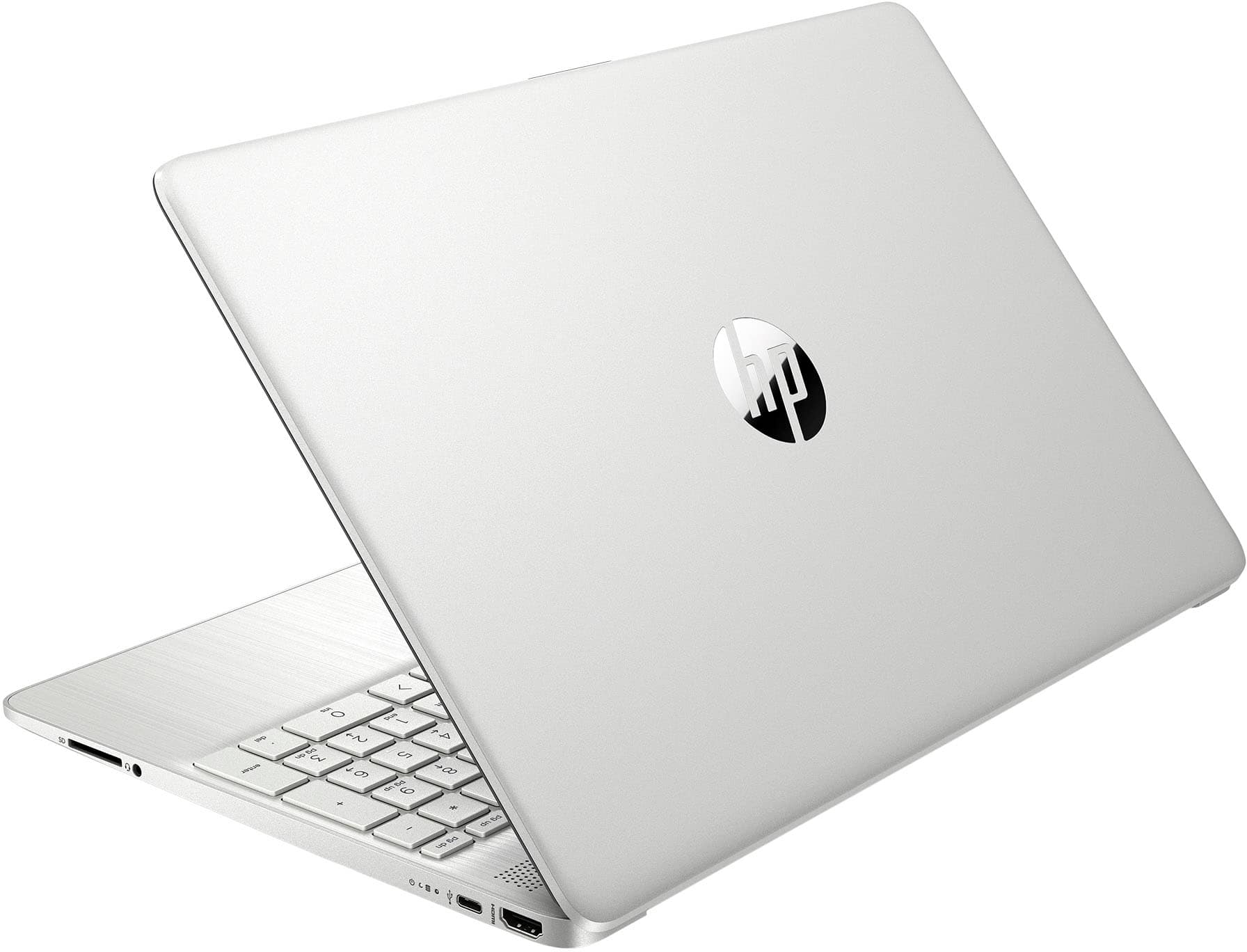 Alt View 1. HP - 15.6" Laptop - AMD Ryzen 3 - 8GB Memory - 256GB SSD - Natural Silver.